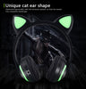 Bluetooth Glowing Cat Ear Headphone