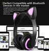 Bluetooth Glowing Cat Ear Headphone